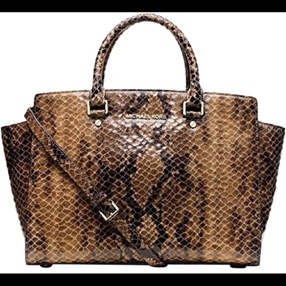 Snake Print Michael Kors bag (with shoulder strap) - Picture 5 of 7